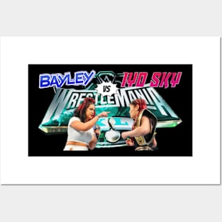 Bayley vs Iyo @ WrestleMania XL Posters and Art